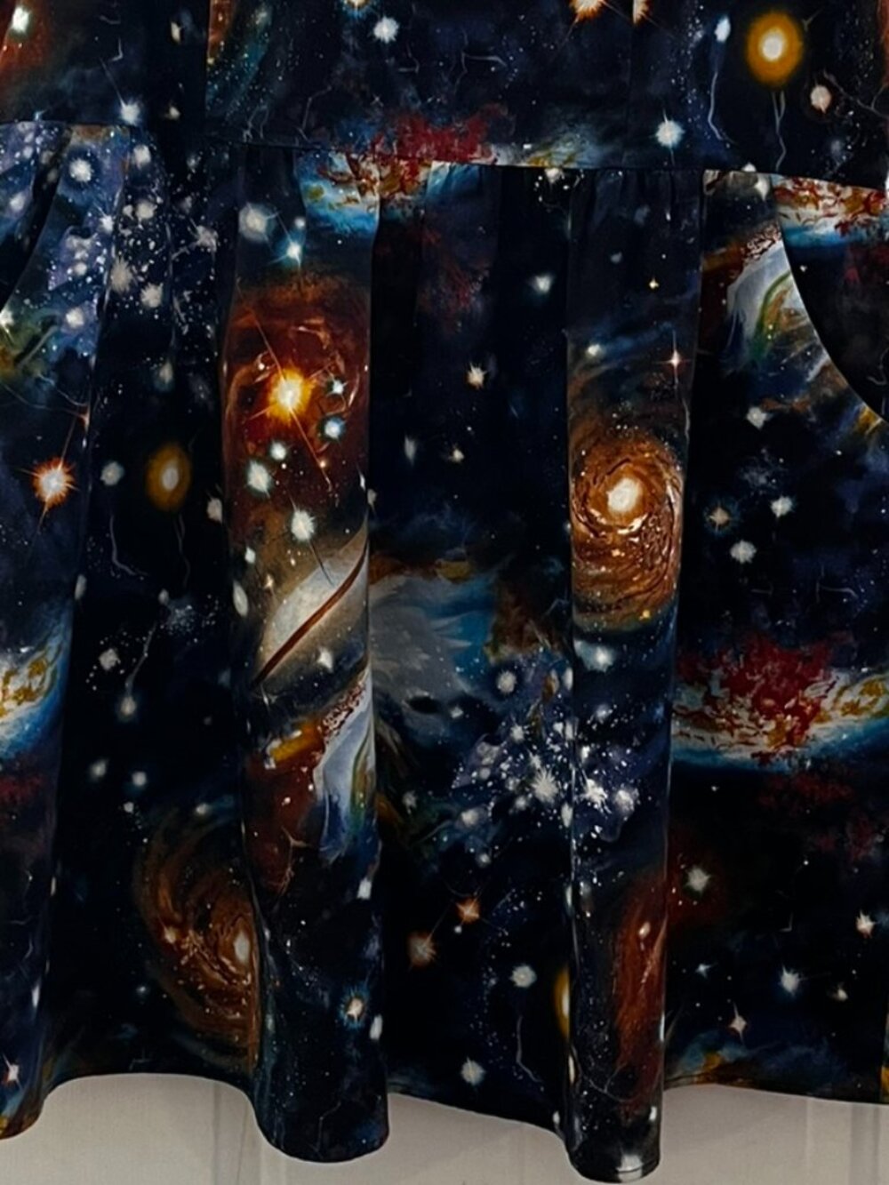 Modcloth Plus-Size Retro Rockabilly Outer-Space Galaxy Science QuirkyDress Sz 3x - Picture 11 of 11